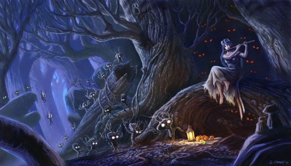 Страшные иллюстрации к сказкам