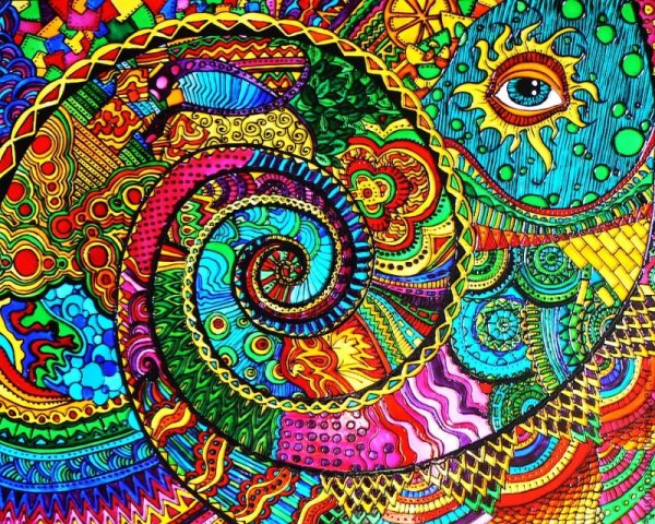 Психоделическое искусство хиппи