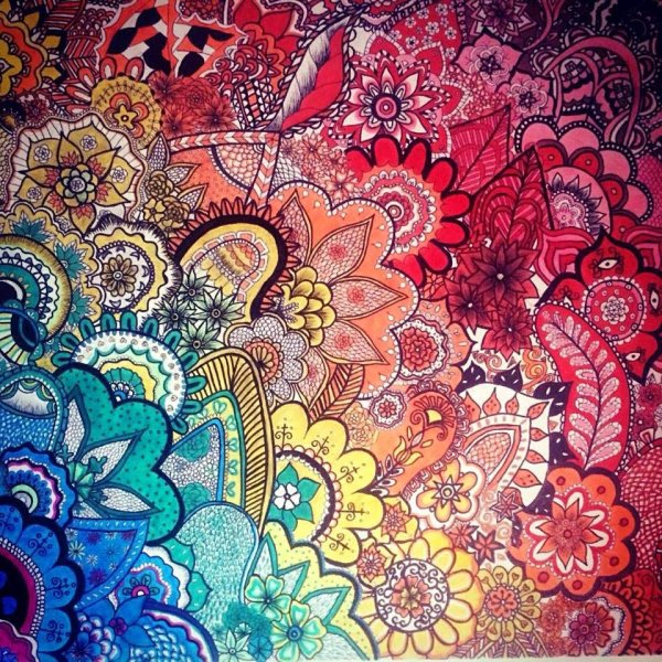 Цветные узоры