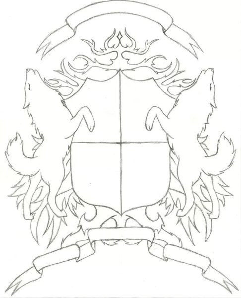 Эскиз фамильного герба