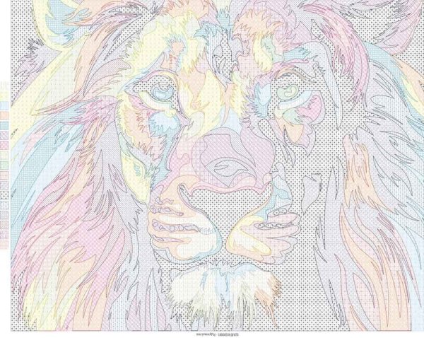 Радужный Лев картина