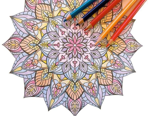 Мандала разукрасить