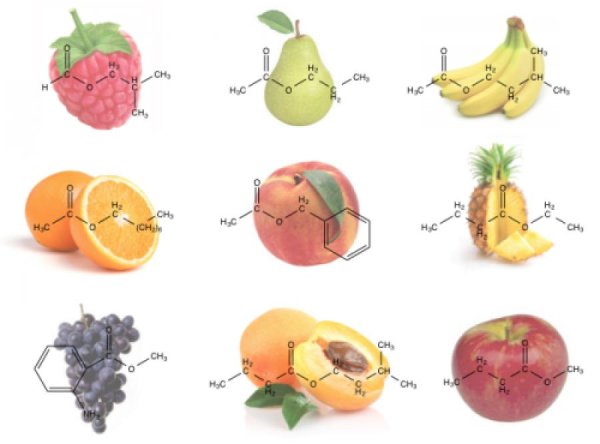 Сложные эфиры в фруктах