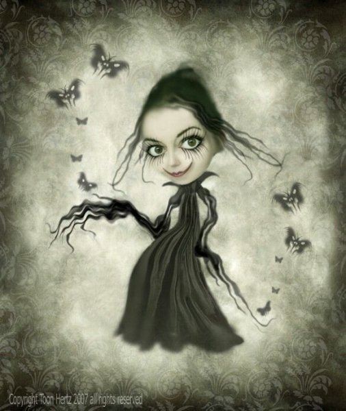 Мрачный мир toon Hertz