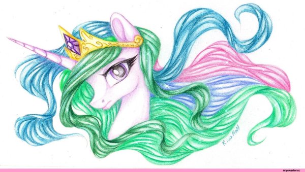 Рисунки для срисовки пони