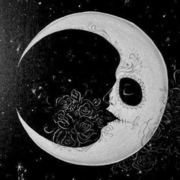 Луна рисунок