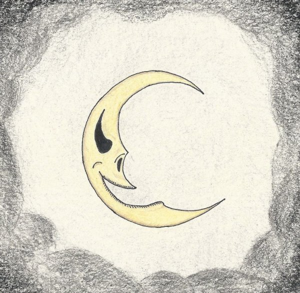 Луна скетч