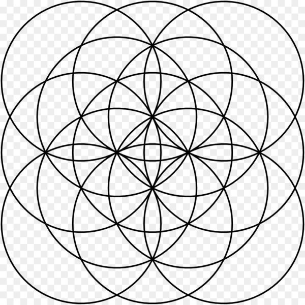 Геометрический орнамент циркулем