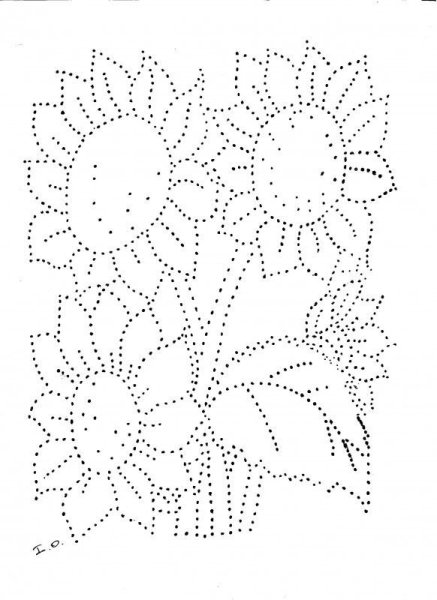 Цветы для обводки