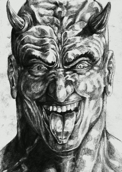 Черт карандашом