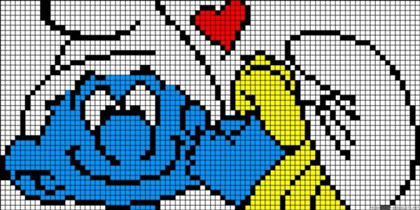 Рисование по клеточкам большие