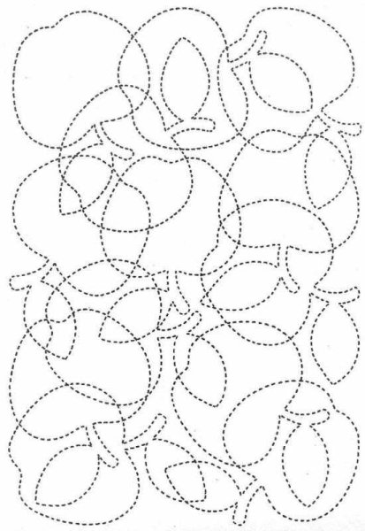 Обводка и раскрашивание предметов