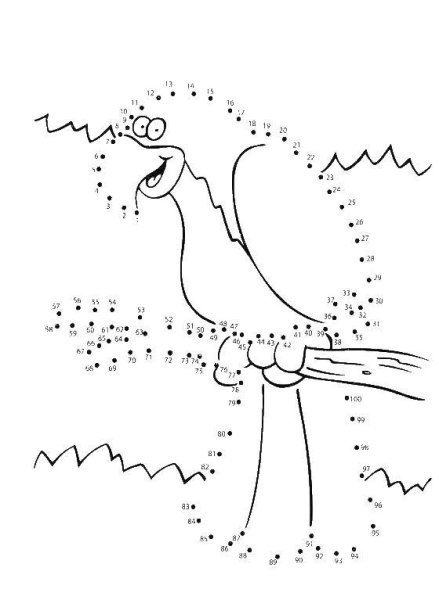 Рисунки по номерам обводить