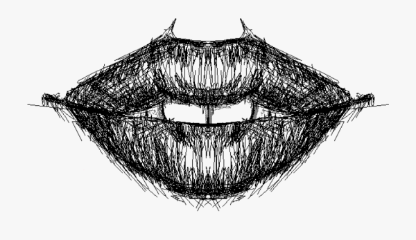 Губы рисунок