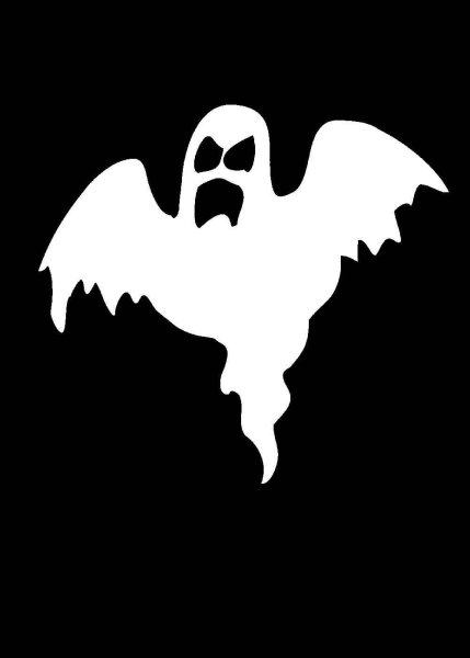 Призрак трафарет