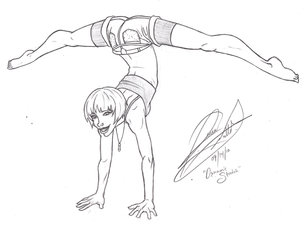 Раскраски для девочек гимнастки