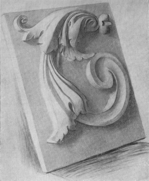 Гипсовые элементы для рисования