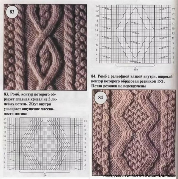 Араны ромбы схемы