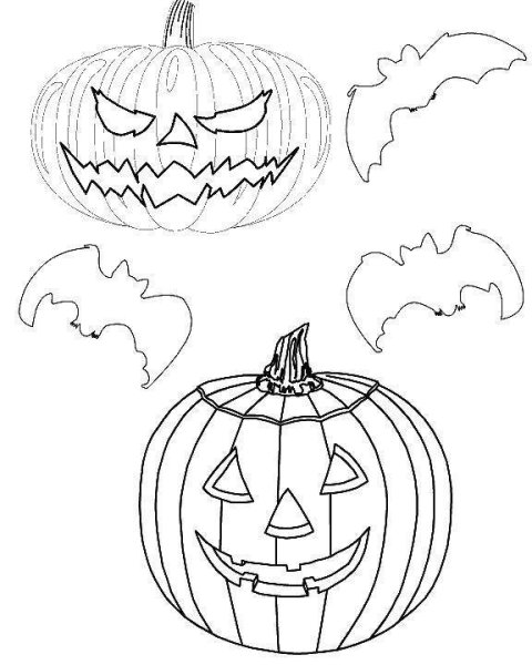 Рисунки на Хэллоуин страшные