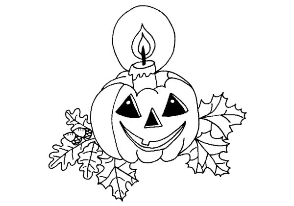 Раскраска Хэллоуин