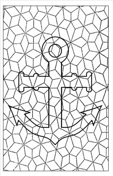 Раскраска мозаика для взрослых