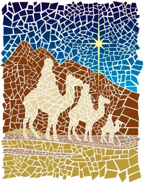 Мозаика из бумаги