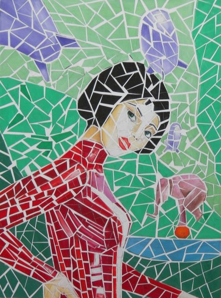 Мозаика из бумаги