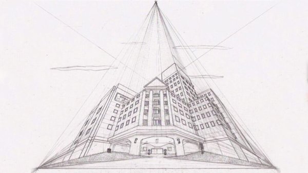 Рисование архитектурных сооружений