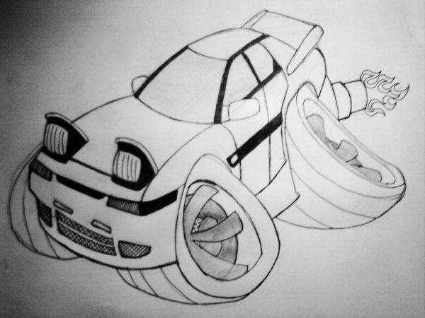 Простые рисунки на авто своими руками