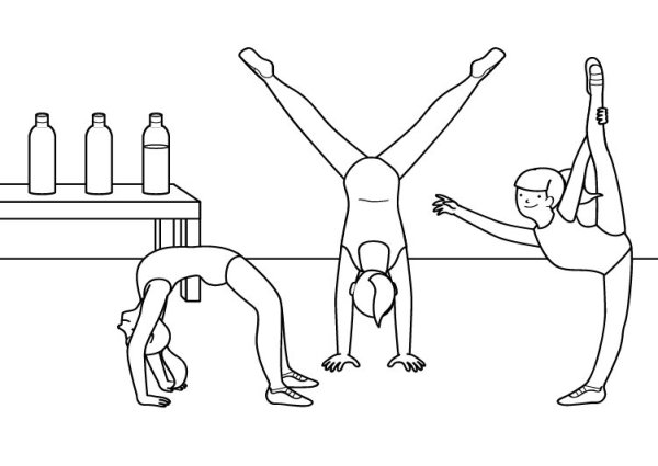 Упражнение планка на локтях