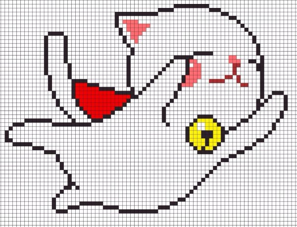 Рисунки на клетчатой бумаге