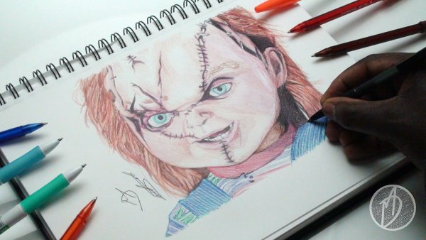 Страшные рисунки для срисовки