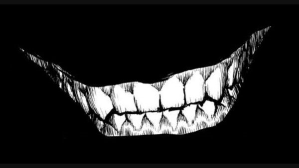 Злой мультяшный рот