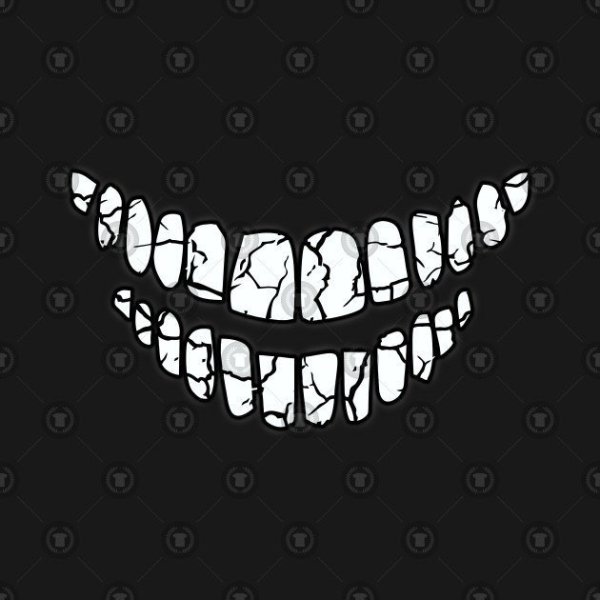 Смайлик с зубами