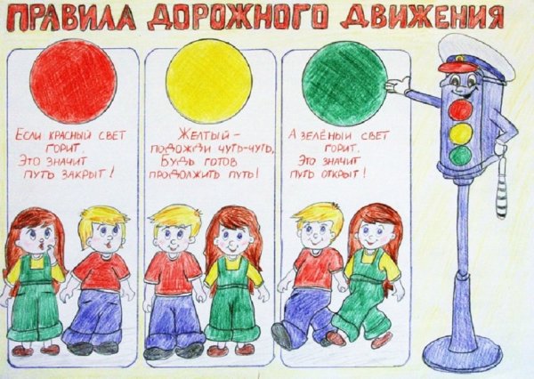 Правило дорожного движения рисунки