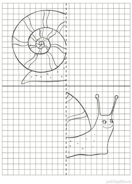 Зеркальное рисование для дошкольников