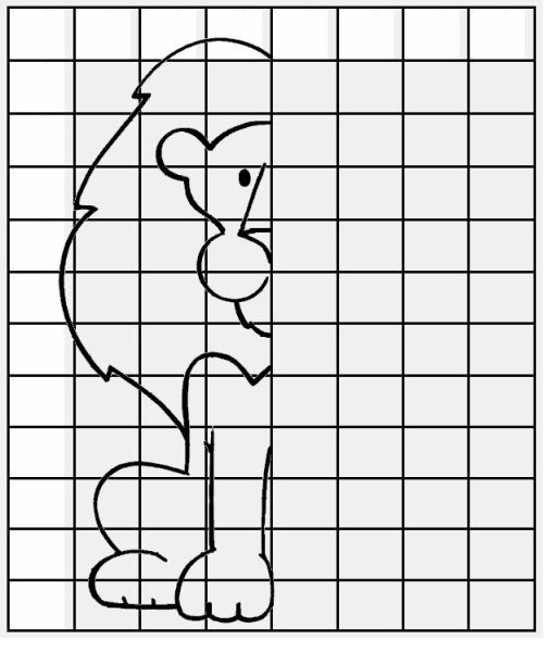 Рисунки по клеткам для девочек 6 лет