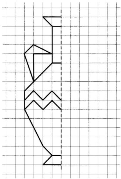 Упражнения по симметрии для детей