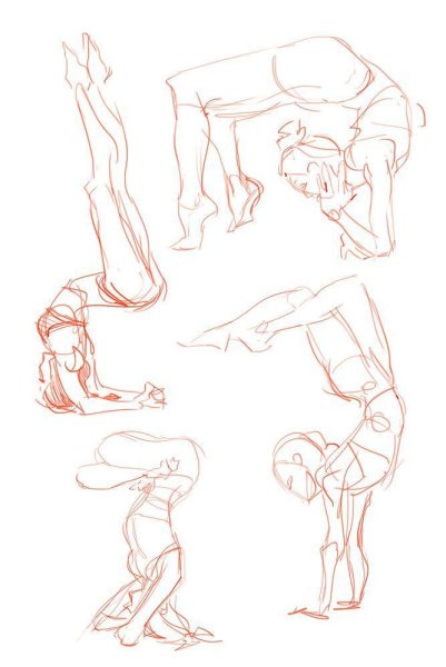 Гимнастика позы референс