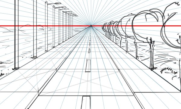 Геометрические фигуры в перспективе