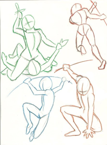 Позы для рисования