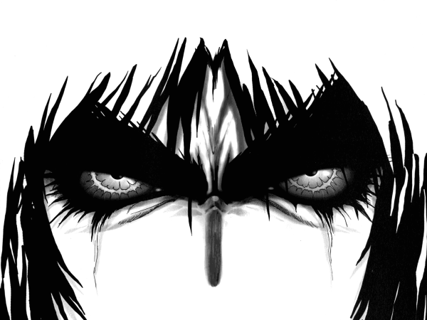 Злые глаза аниме