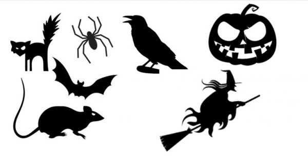 Силуэты на Хэллоуин
