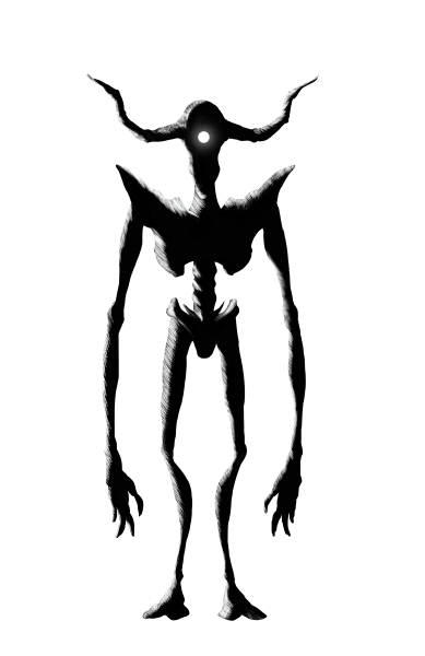 Силуэт чудища