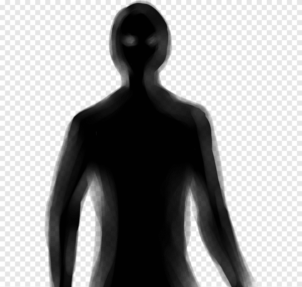 Темная фигура человека