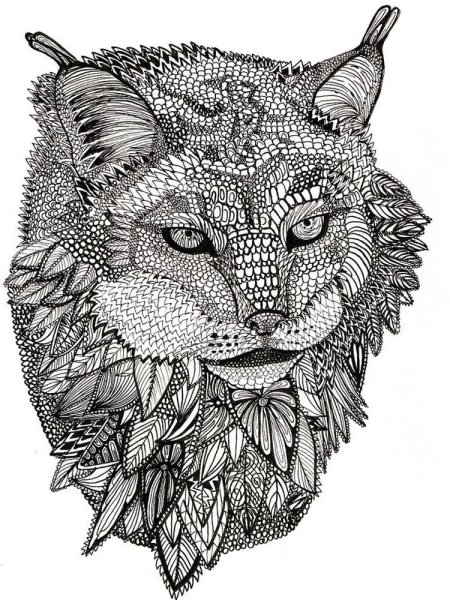 Очень сложные раскраски