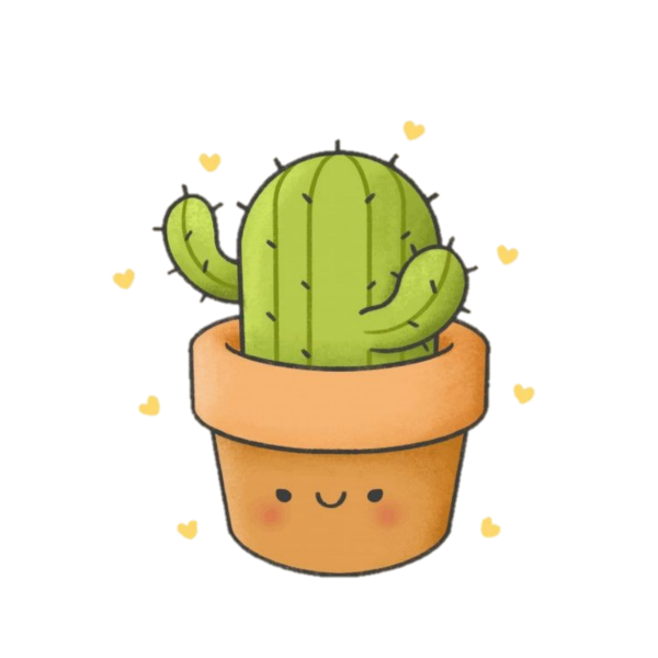 Кактусы мультяшные