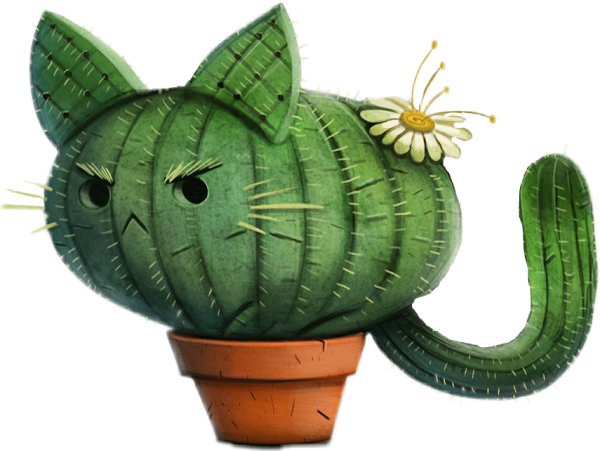 Кактус карикатура