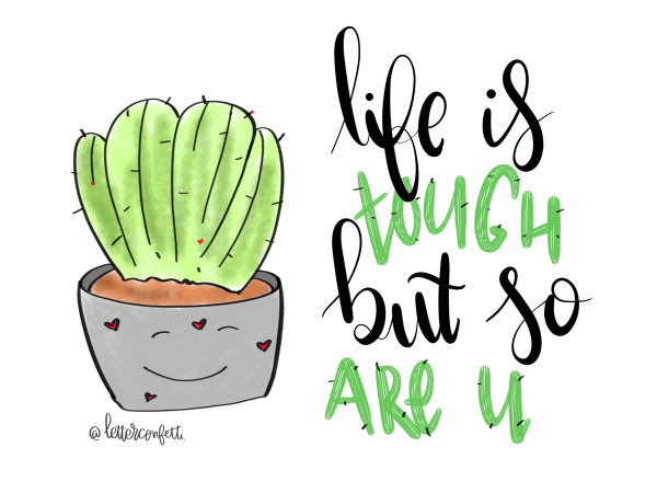 Милый Кактус с глазками