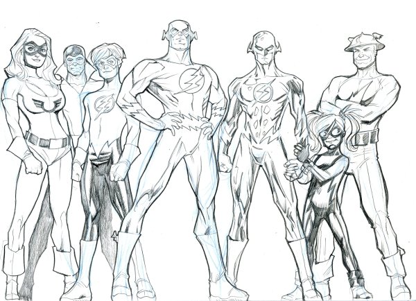 Рисовка в стиле комиксов Марвел